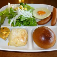 朝食バイキングの一例。(洋食)