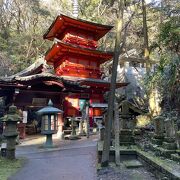 岩屋寺本堂から歩いて２，３分