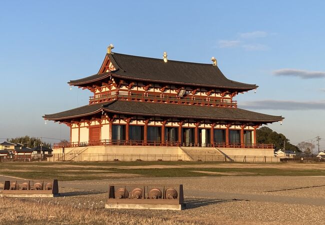 平城京の中にある第一次大極殿。