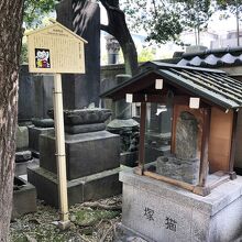 《回向院》猫塚(猫の恩返し)