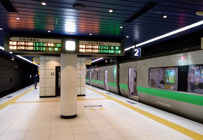 ただ列車が発着するだけの駅・ホーム