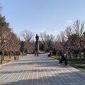 のんびり散歩できる落ち着いた公園