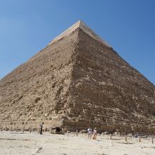 化粧板の残る綺麗なピラミッド