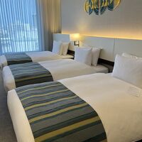 同じベッド３台。エキストラベッドじゃないのがいい。