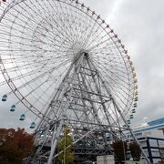 天保山エリアにあった大きな観覧車