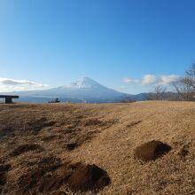 出発点の足柄城址からの富士山も素晴らしいです