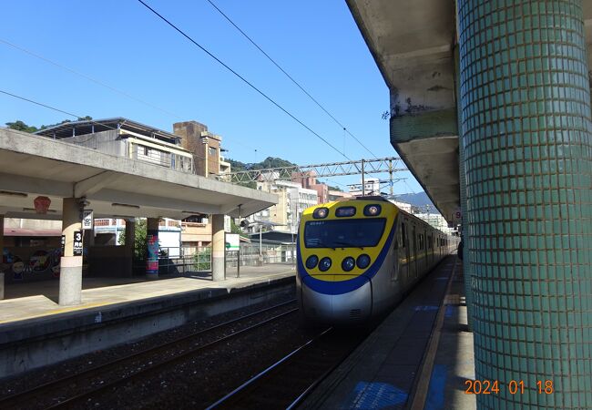 瑞芳駅で平溪線に乗り換えました。