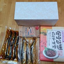 麦焼酎 備前岡山、 牡蠣おかず味噌、 ままかり 酢漬け