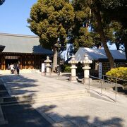 世田谷線沿線にある、吉田松陰を祀った神社