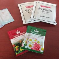 ドリップコーヒー、入浴剤、基礎化粧品