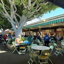 ザグローブ内のファーマーズマーケット