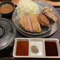 珍しい牛カツのお店でランチしました