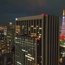 クラブラウンジからの東京タワー