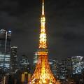 窓から見える東京タワーの景色はなかなかよい！