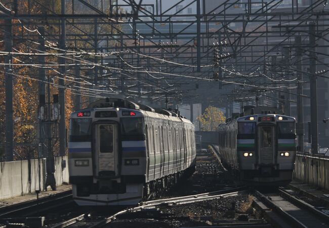 札幌屈指の通勤路線