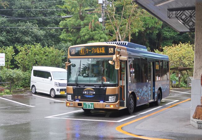 ケーブル坂本駅まで利用