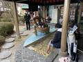 さるぼぼ黄金の足湯