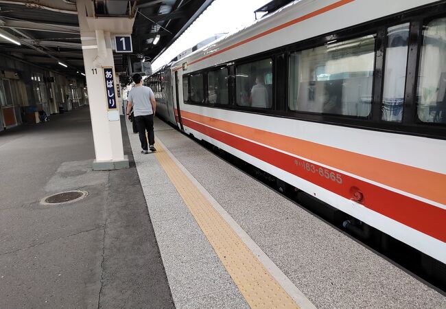 網走から旭川まで利用しました