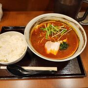 行者にんにくの入ったラーメン。少し甘口でした