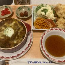 とり天と焼きカレー