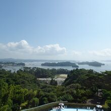 ホテル松島大観荘から見える松島湾