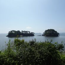 福浦島を散策しながら見る松島湾