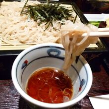 ざるそば　いただきます(^^♪