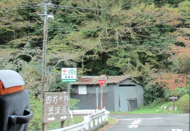 全長196kmある清流四万十川の源流点