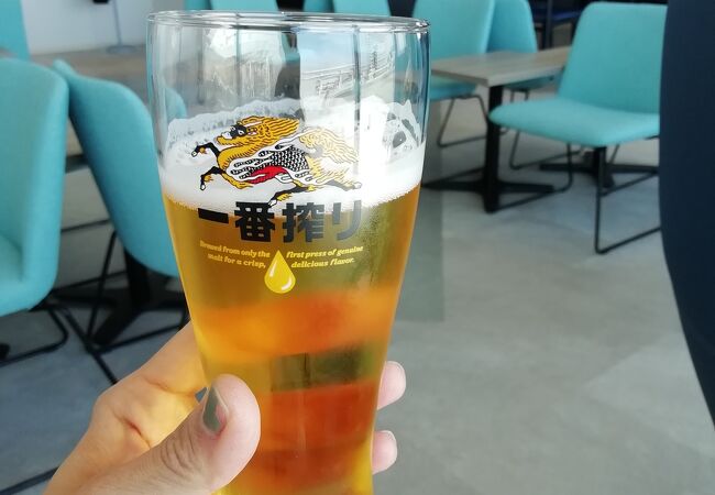 生ビールはハイネケンとキリン一番絞り頂けます。