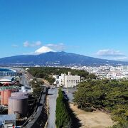 富士山を望める展望台が1日何回でも100円で入場できます