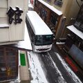 温泉街の風情がある