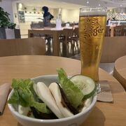 かなり広いQFラウンジ／シンガポール　チャンギT1