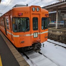 かわいい電車です