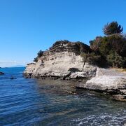 富浦にある陸続きとなっている島