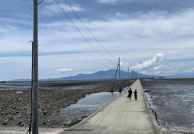 干潮時の景色も素敵です／熊本　宇土