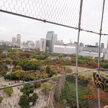 天守閣の8階からの眺望