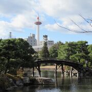 東本願寺の飛地の庭園