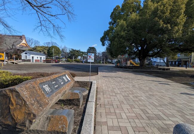 神明宮の隣の公園、癒し。