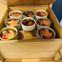 ミニ鴨鍋、朝食バイキング