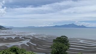 御輿来海岸干潟景勝の地