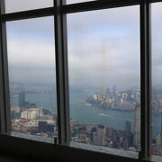 超高層展望台からの香港一望
