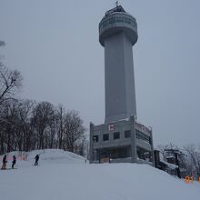 スキー場の展望台