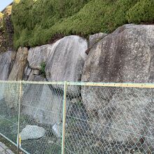 方広寺の周りは巨大な石垣があります。太閤石垣。