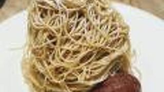 栗のスイーツが絶品