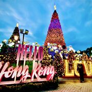 2023、香港で一番大きなクリスマスツリー！