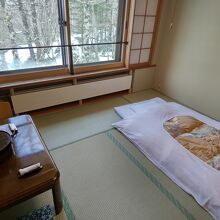 部屋は綺麗な和室で快適そのもの。