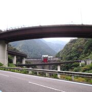 青龍橋というループ橋のループの中に鹿森ダムが見えるポイントが最高でした