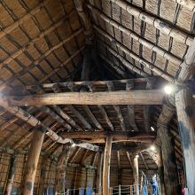 復元された内部も見られます