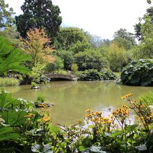 園内の一画にあるニュージーランド庭園