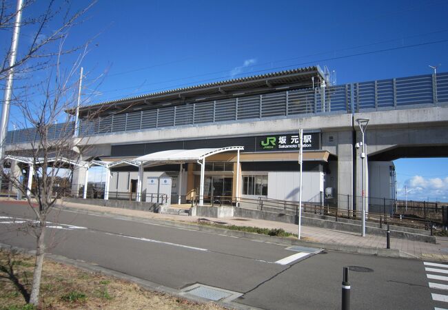 山元町坂元駅、常磐線の宮城県の駅で福島県と県境の駅です